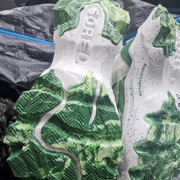 Sorel Alfred Kinetic Breakthru Tech Lace Zapatilla para mujer Verde Talla 5 - Picture 5 of 10